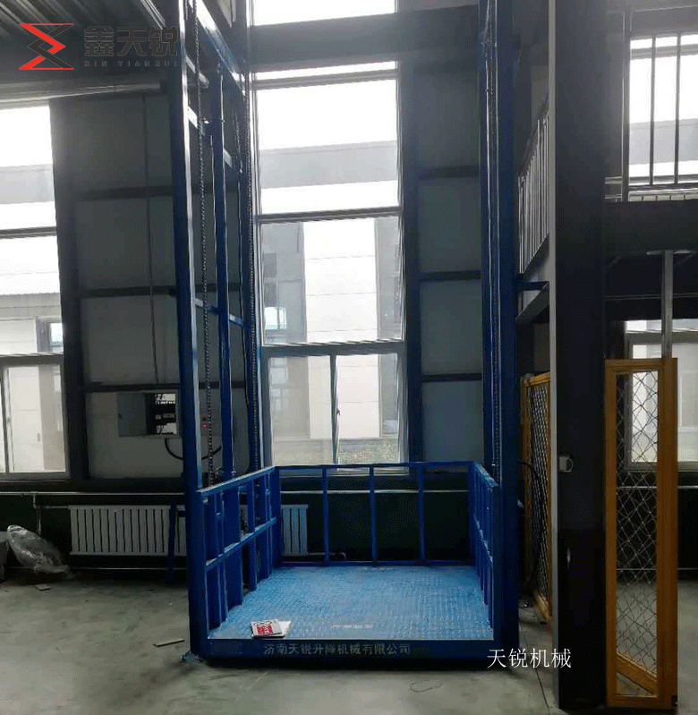 文昌导轨式升降机验收合格
